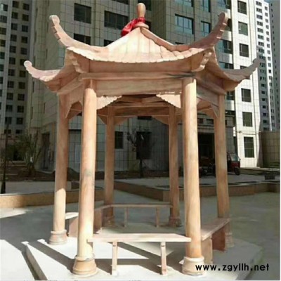 【永康园林雕塑】-石雕凉亭12