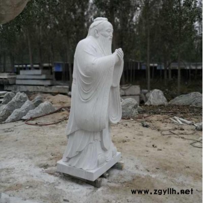 石雕孔子像人物雕刻名人·伟人雕像广场校园文化雕塑