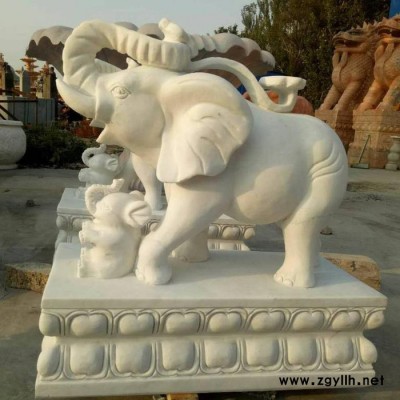 大象石雕  雕塑大象  工艺品大象  河北轩盛  一手货源  质量保证