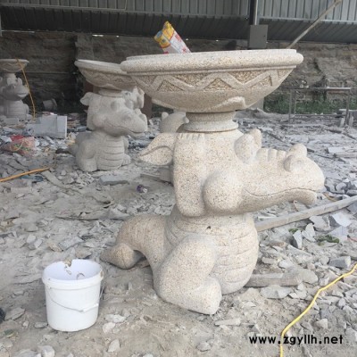 福建惠安厂家供应石雕盆  园林景观石花钵  花岗岩花钵欧式花盆
