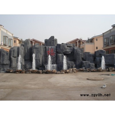 仿制品 水泥假山驳岸 塑石雕塑 仿木坐凳图2
