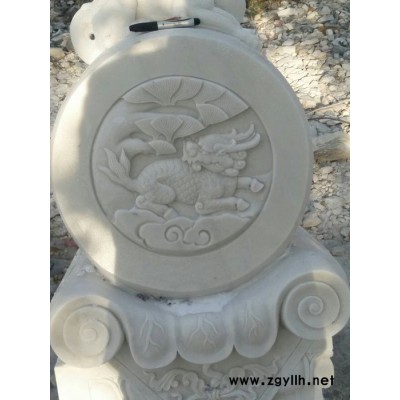 园林石材  曲阳石雕  汗白玉门古石