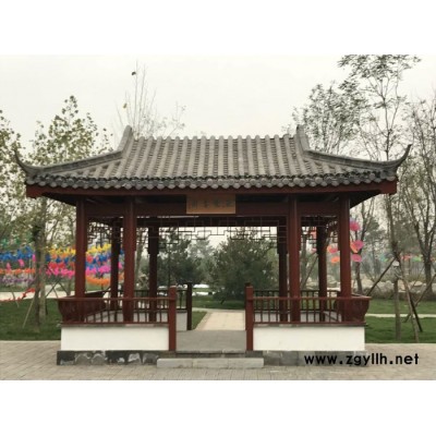 仿木栏杆 牌坊制作 水泥制品 塑石雕塑图5