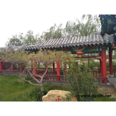 仿木栏杆 牌坊制作 水泥制品 塑石雕塑图1