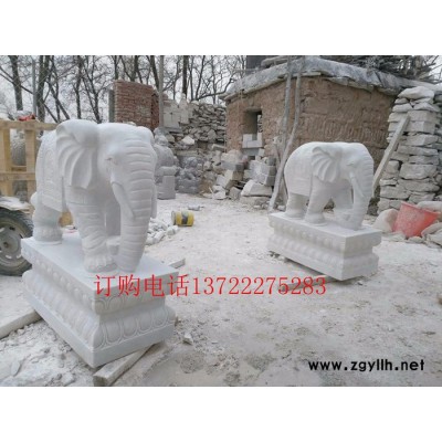 晚霞红石雕大象 青石大象 (在线咨询)