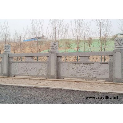 曲阳石旭 定制石雕石栏杆景区河道寺庙石栏杆厂家