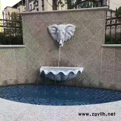 曲阳正普园林雕塑 石雕壁盆  **  大量批发