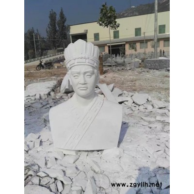石雕人物雕刻 古代人物历史名人肖像雕刻