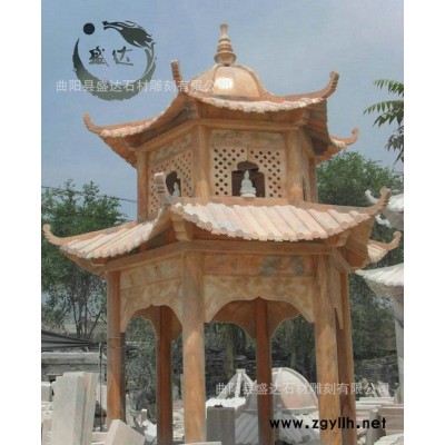销售 石雕石亭 青石石亭 重檐石亭 庭院石亭 品质保证