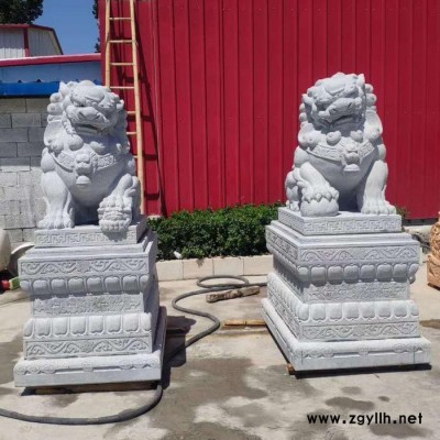 轩盛雕塑  石狮子  石雕狮子   镇宅石狮子   现货秒发