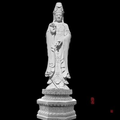 【鑫石韵雕塑】 石雕 观音佛像 曲阳石雕