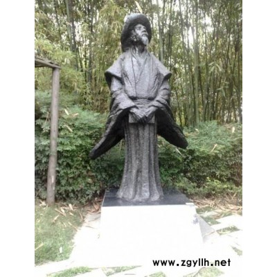 专业定做大型园林雕塑人物铜像加工古代名人北宋诗人王安石雕塑厂家