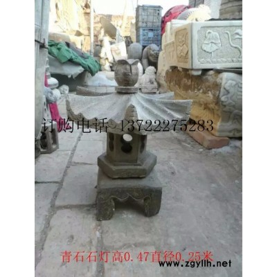 仿古石雕灯侍女灯花园侍女装饰青石灯塔