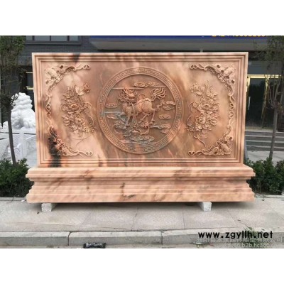 **】石雕浮雕影壁照壁石材壁画地雕福字窗花玄关屏风园林文化墙背景墙