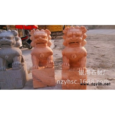 卖石狮子 石狮子石雕出售 一对起售 量大优惠