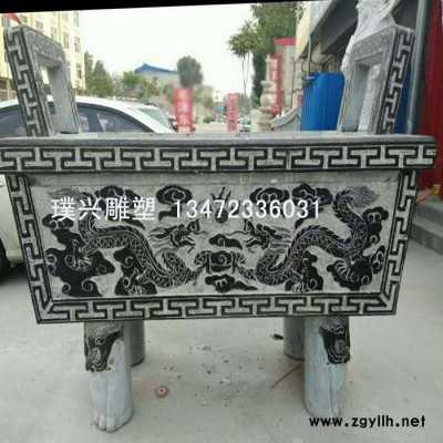 璞兴雕塑 石雕香炉青石香炉礼堂香炉祠堂寺庙香炉制作