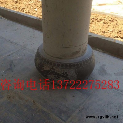 石雕青石柱顶石 石墩座 汉白玉石墩 曲阳石柱墩雕刻