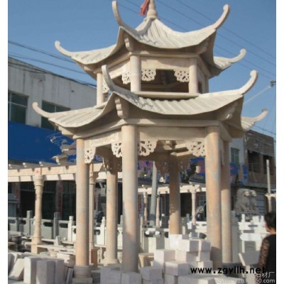 银河户外石亭子 石雕亭子 大理石凉亭价格 产地直销 足量供应