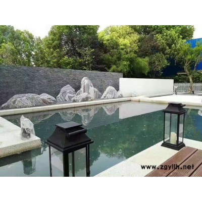 泰山石切片 自然石景观石雪浪石 园林石绿化用石头 石雕石材厂家