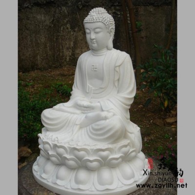 鑫石韵雕塑 石雕 观音佛像 石材雕塑