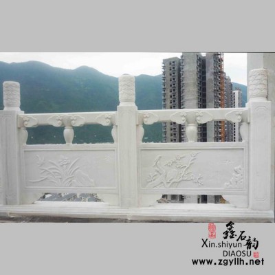 鑫石韵雕塑 石雕 石栏板