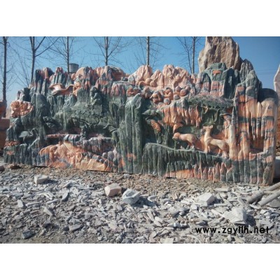 晚霞红园林景观石雕刻出售  量大优惠 欢迎选购