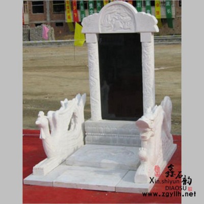 【鑫石韵雕塑】 石雕 墓碑 来样定制
