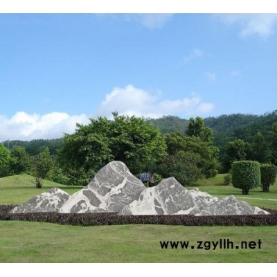 曲阳正普园林雕塑 泰山石组合造景  石雕泰山石  雪浪石切片造景  曲阳雪浪切片石