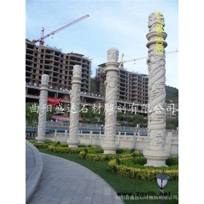 汉白玉盘龙柱 盘龙柱 石雕华表 龙柱 汉白玉龙柱 汉白玉华表 天安门华表 大理石华表 大理石盘龙柱 大理石龙柱 文化柱