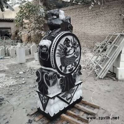 **】门墩门当石鼓石墩仿古石雕门墩青石抱鼓石麒麟貔貅石狮子门鼓镇宅