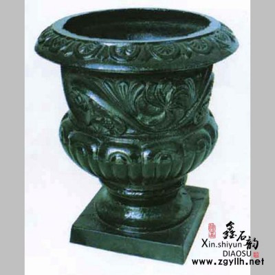 鑫石韵雕塑 石雕 花盆 品牌供应