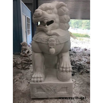 四川汉白玉 生产定制石狮子 貔貅 麒麟 大象 青石 汉白玉 动物石雕 四神兽 大门动物摆件