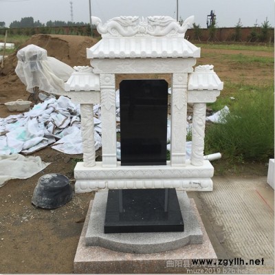 曲阳石雕墓碑厂家 定做加工墓地中国黑石材墓碑 大型家族墓碑 石头墓碑价格 曲阳墓碑