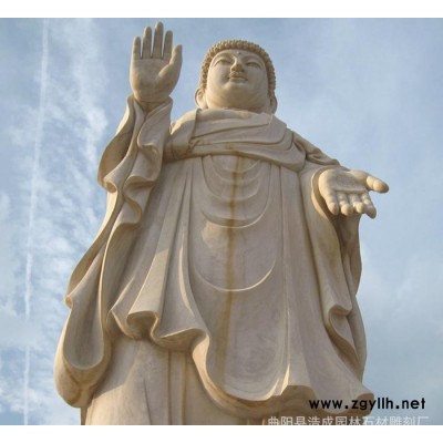 曲阳人物雕塑 石雕观音 大理石观音佛像 汉白玉子观音雕塑