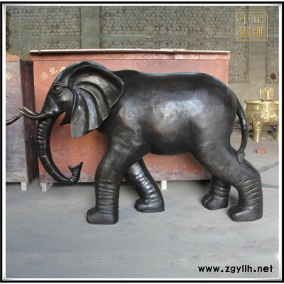 中正铜雕汉白玉大象大象石雕企业门口动物石雕不锈钢大象雕塑广场动物雕塑玻璃钢大象