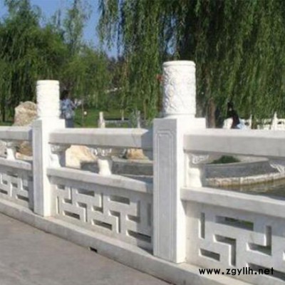 大理石栏杆石防护栏花岗岩石雕河道护栏汉白玉扶手庭院围栏