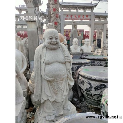 艺都 石雕佛像厂家 现货十八罗汉特价 三面观音** 卧佛  图片