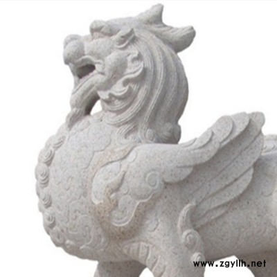 **石雕貔貅汉白玉青石摆件庭院门口动物雕塑