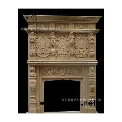石雕壁炉 大理石欧式壁炉工艺品 室内装饰 曲阳雕刻直销