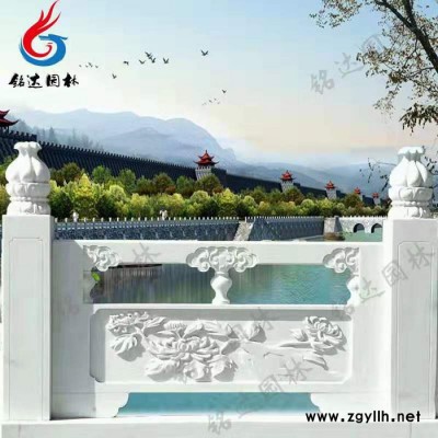 供应石栏杆、石雕花盆、盘龙柱、伟人像 风景石