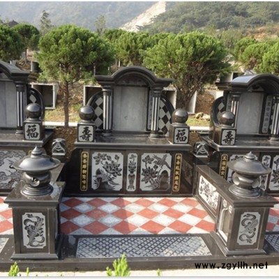 沐泽石雕墓碑墓地豪华大型陵园墓地设计单碑双碑双墓加工定做