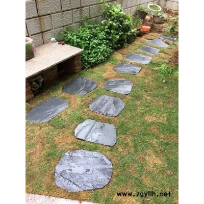 石雕汀步石庭院踏步石花岗岩草坪脚踏石户外防滑垫脚石