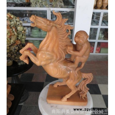 石雕牛 汉白玉大理石牛 小件工艺品摆件 动物雕塑 直销