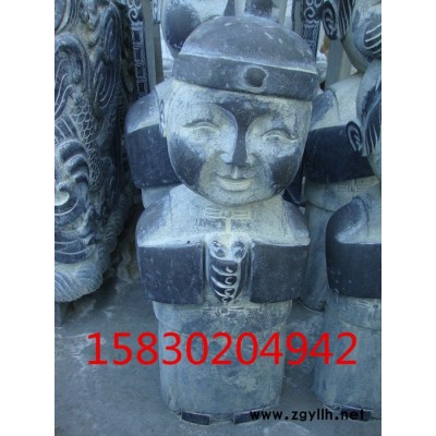 定制            石雕童子 石头童子像装饰 石雕