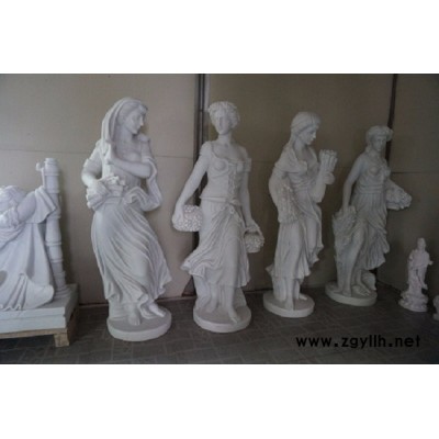 大鹏D545人物汉白玉石雕石材雕刻 石雕人物雕刻 石材雕刻 福建惠安石雕dp1257