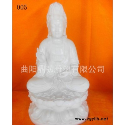 人物石雕观音 汉白玉观音雕像 青石观音石雕摆件佛像雕塑