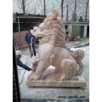 浩嬴雕塑 石雕麒麟