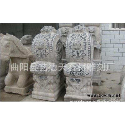 石雕 石材雕刻石墩 传统石雕石鼓 古建抱鼓 仿古雕刻