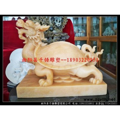 石雕龟鳌_石雕龙头龟定做