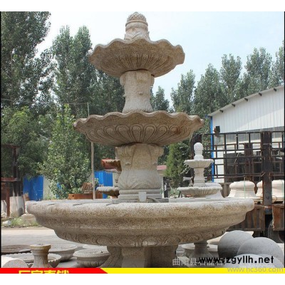 大型景观石雕喷泉 欧式水景喷泉 广场户外流水摆件喷泉石雕
